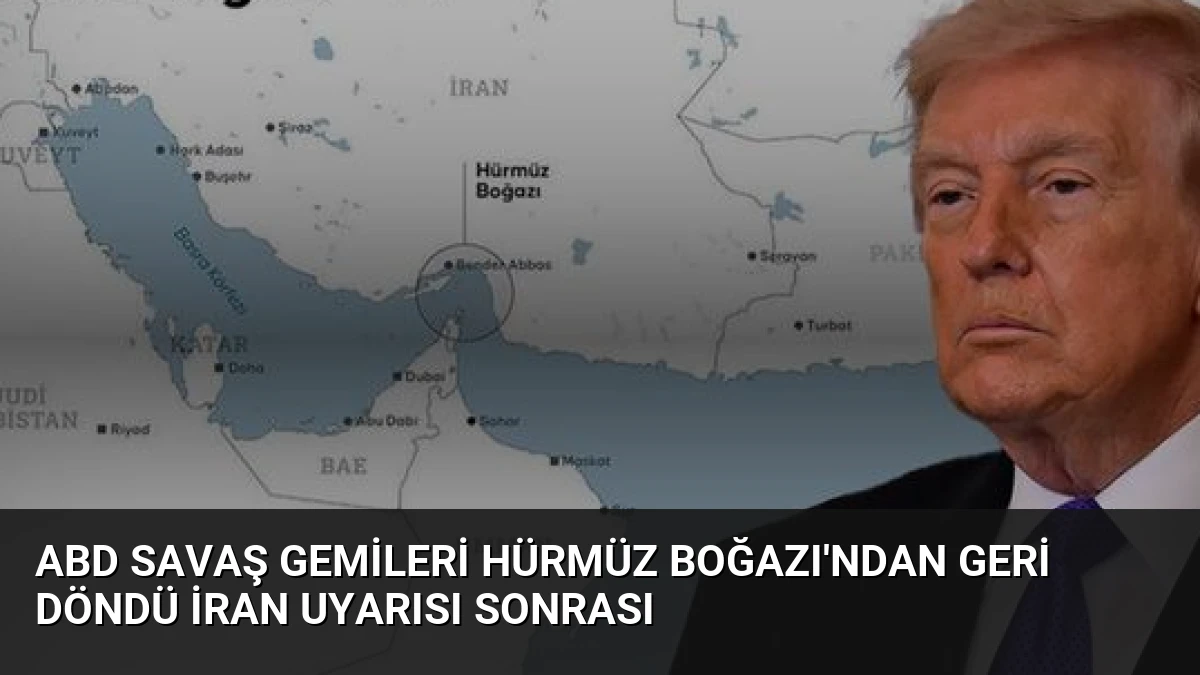 ABD Savaş Gemileri Hürmüz Boğazı’ndan Geri Döndü İran Uyarısı Sonrası