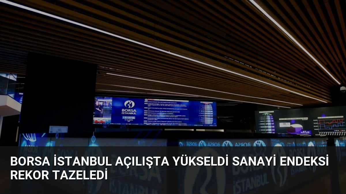 Borsa İstanbul Açılışta Yükseldi Sanayi Endeksi Rekor Tazeledi