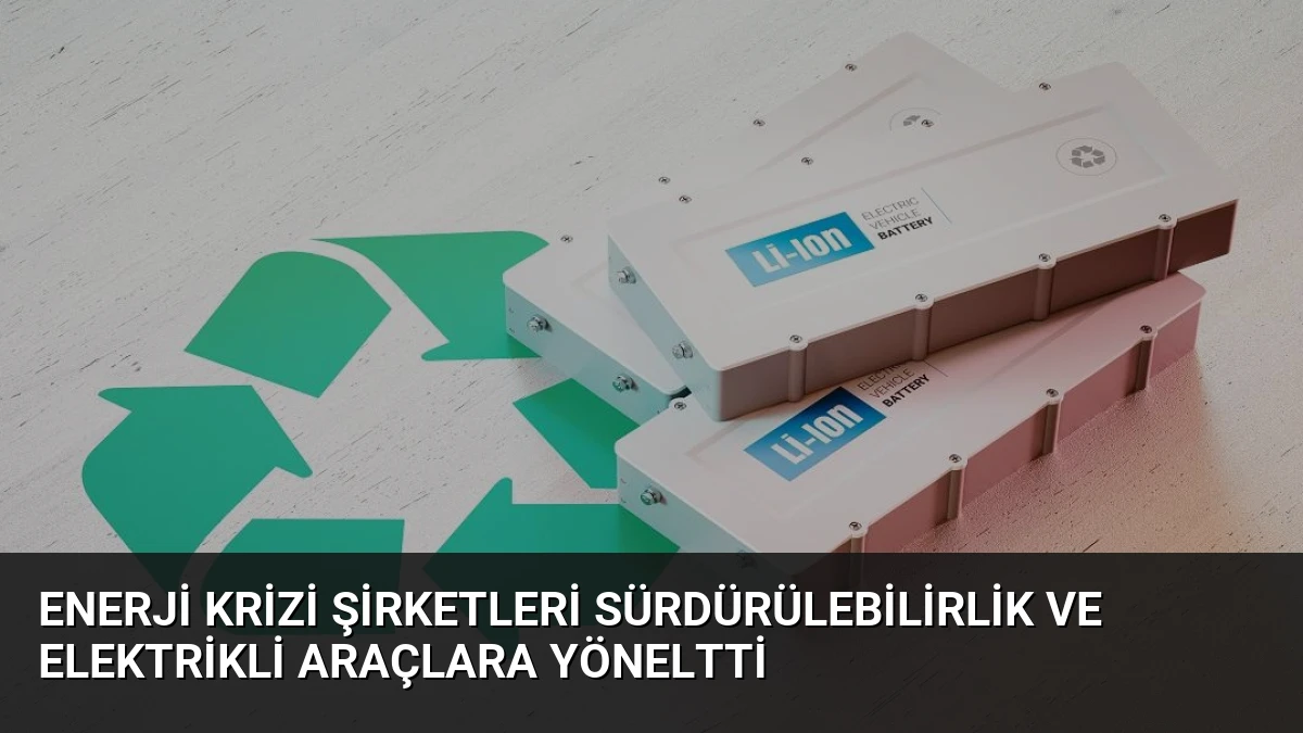 Enerji Krizi Şirketleri Sürdürülebilirlik ve Elektrikli Araçlara Yöneltti