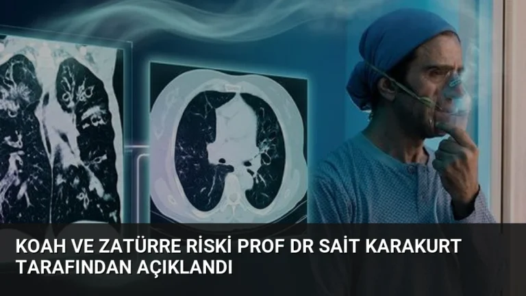 KOAH ve Zatürre Riski Prof Dr Sait Karakurt Tarafından Açıklandı