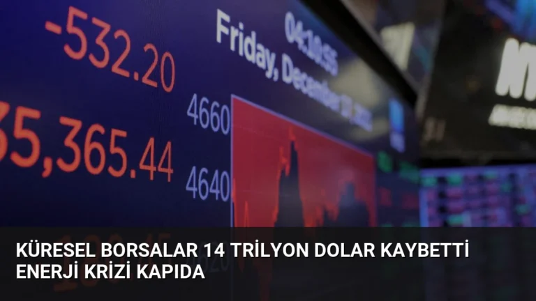 Küresel Borsalar 14 Trilyon Dolar Kaybetti Enerji Krizi Kapıda