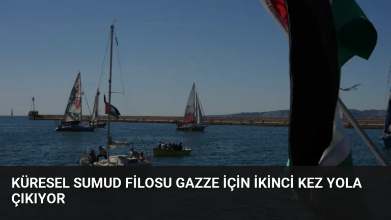 Küresel Sumud Filosu Gazze İçin İkinci Kez Yola Çıkıyor