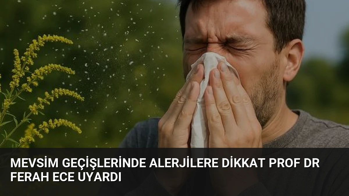 Mevsim Geçişlerinde Alerjilere Dikkat Prof Dr Ferah Ece Uyardı