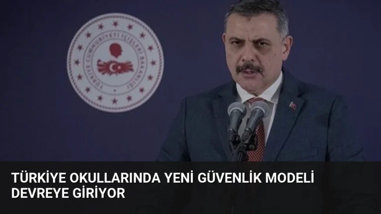Türkiye Okullarında Yeni Güvenlik Modeli Devreye Giriyor