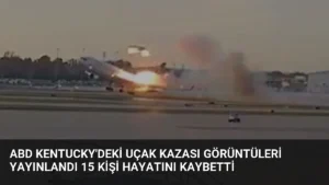 ABD Kentucky’deki Uçak Kazası Görüntüleri Yayınlandı 15 Kişi Hayatını Kaybetti