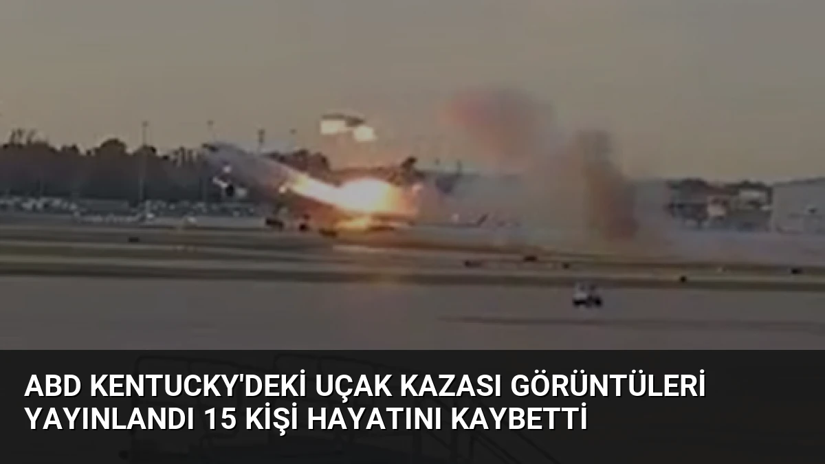 ABD Kentucky’deki Uçak Kazası Görüntüleri Yayınlandı 15 Kişi Hayatını Kaybetti