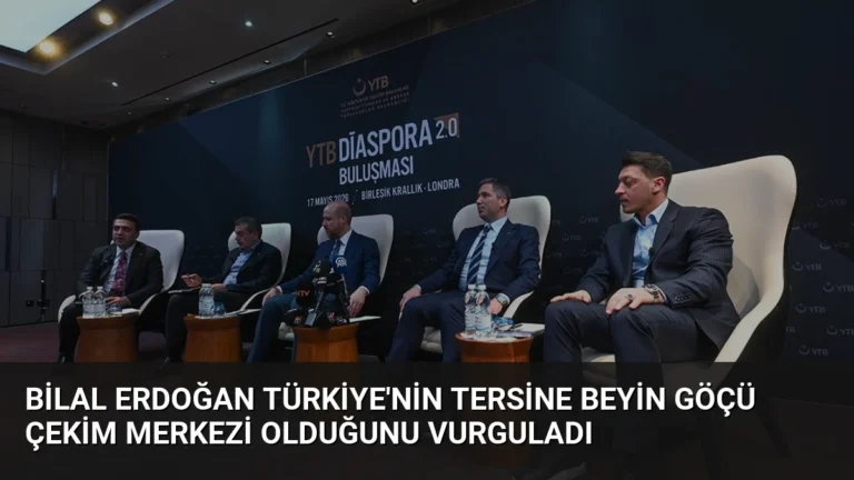 Bilal Erdoğan Türkiye’nin Tersine Beyin Göçü Çekim Merkezi Olduğunu Vurguladı