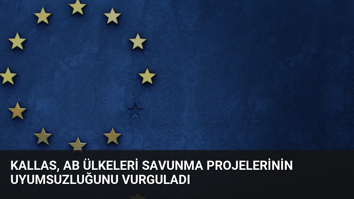 Kallas, AB Ülkeleri Savunma Projelerinin Uyumsuzluğunu Vurguladı