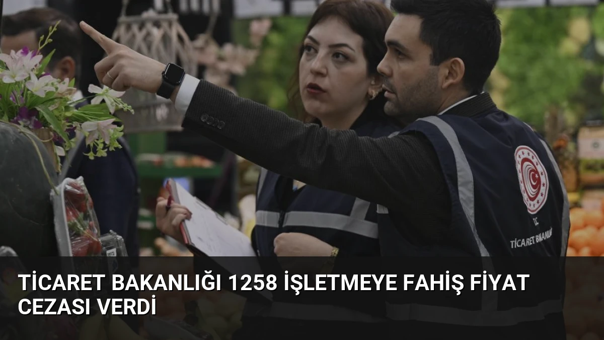Ticaret Bakanlığı 1258 İşletmeye Fahiş Fiyat Cezası Verdi