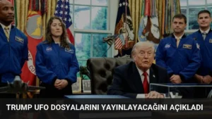 Trump UFO Dosyalarını Yayınlayacağını Açıkladı