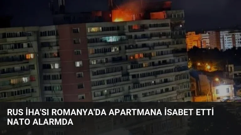 Rus İHA’sı Romanya’da apartmana isabet etti NATO alarmda