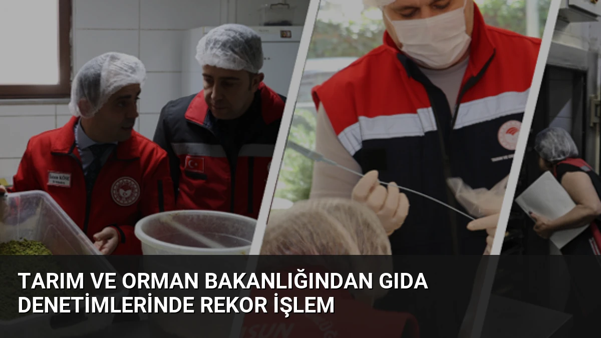 Tarım ve Orman Bakanlığından Gıda Denetimlerinde Rekor İşlem