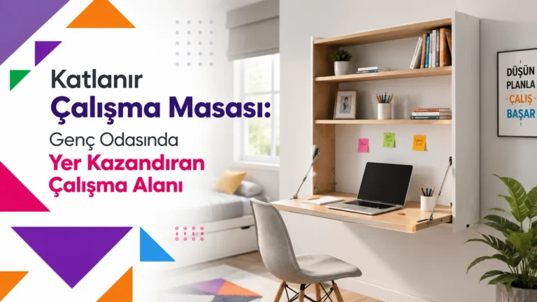 Katlanır Çalışma Masası: Genç Odasında Yer Kazandıran Çalışma Alanı