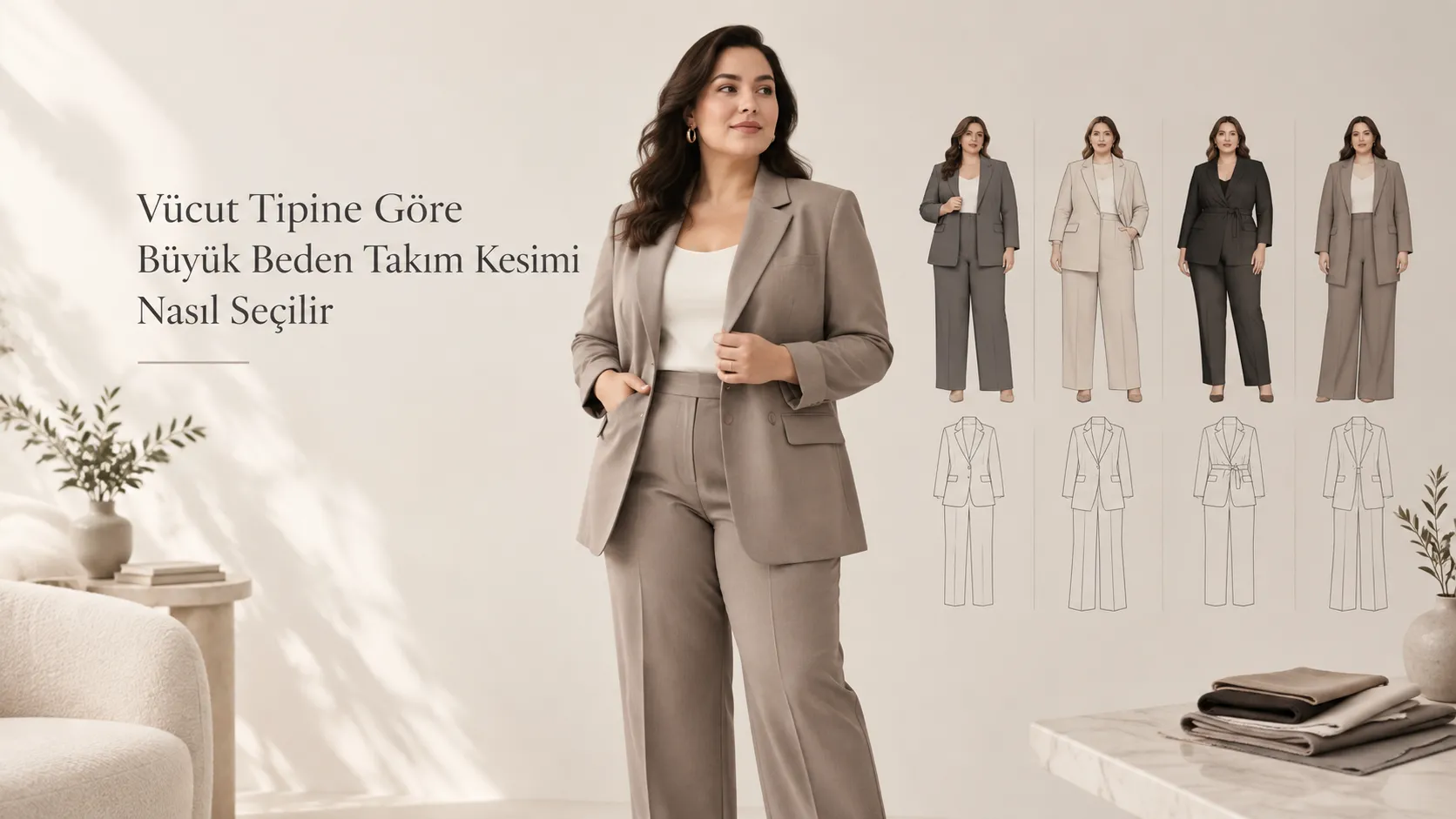 Vücut Tipine Göre Büyük Beden Takım Kesimi Nasıl Seçilir