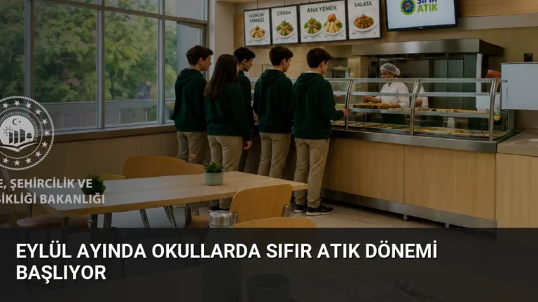Eylül Ayında Okullarda Sıfır Atık Dönemi Başlıyor