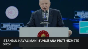 İstanbul Havalimanı 4’üncü ana pisti hizmete girdi