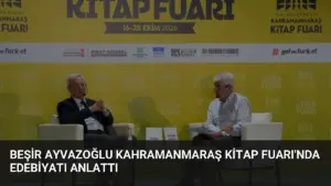 Beşir Ayvazoğlu Kahramanmaraş Kitap Fuarı’nda Edebiyatı Anlattı