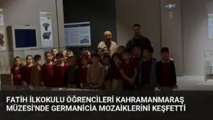 Fatih İlkokulu Öğrencileri Kahramanmaraş Müzesi'nde Germanicia Mozaiklerini Keşfetti